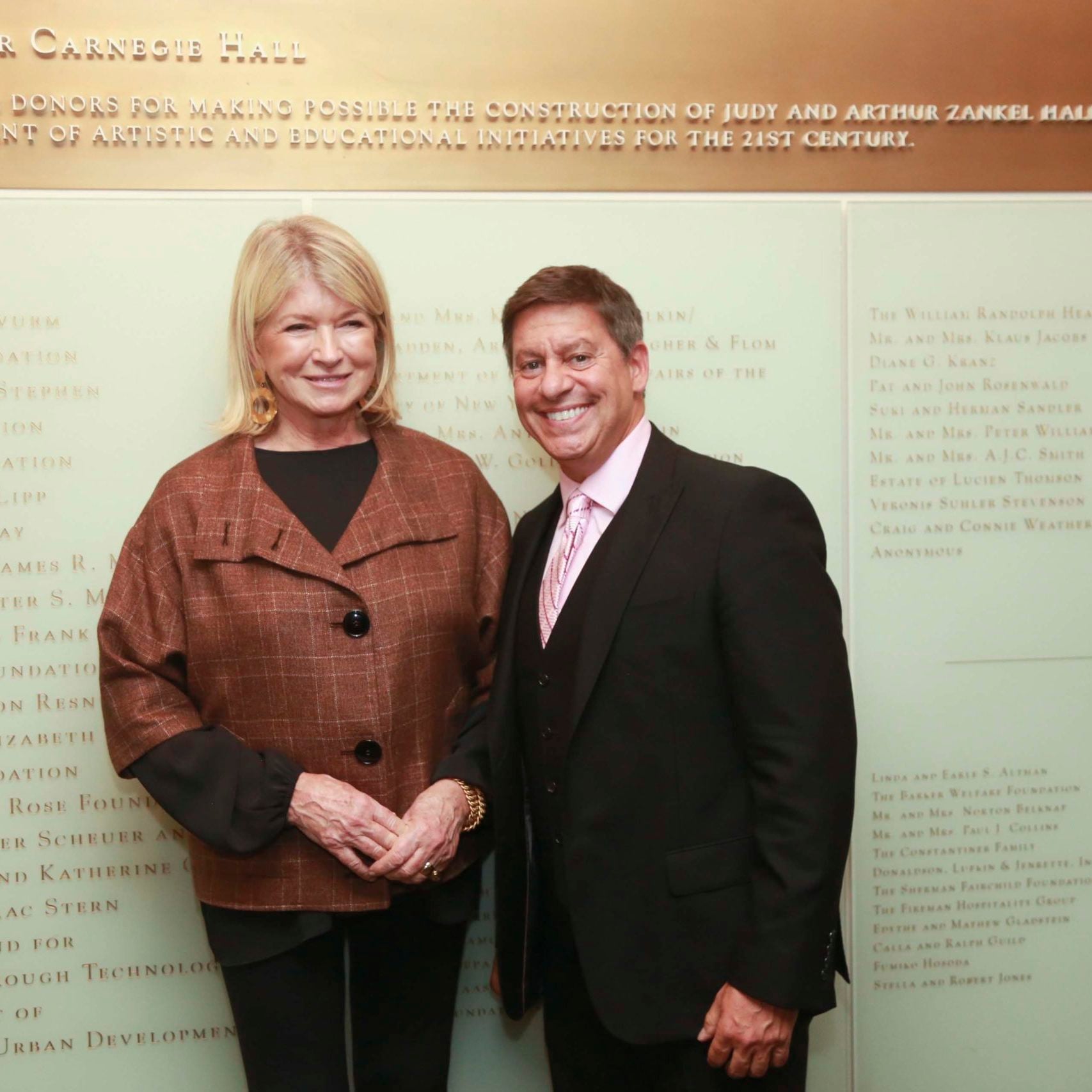 Dr. Stephen Wander With Martha Stewart